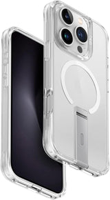 كفر UNIQ ELEVA iPhone 16 Pro 6.3 MagClick مع حامل عمودي شفاف