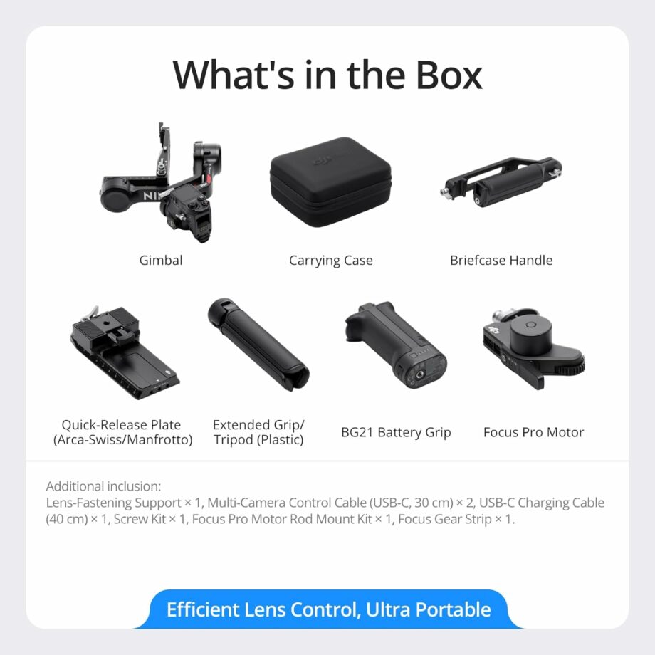 DJI RS 4 Combo 3-Axis Gimbal Stabilizer for DSLR and Mirrorless Cameras DJI RS 4 Combo 3-Axis Gimbal Stabilizer for DSLR and Mirrorless Cameras