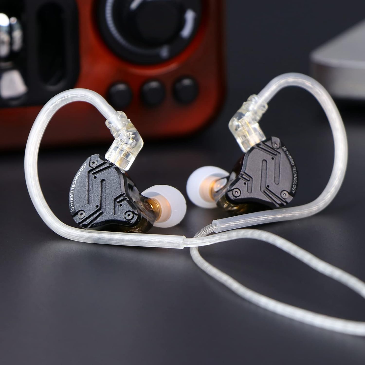 KZ ZS10 PRO X Wired IEM Earbuds - 5 Drivers with Mic