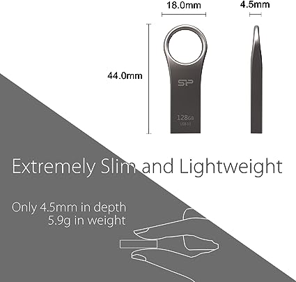 Silicon-Power Flash Memory 128GB . Jewel J80