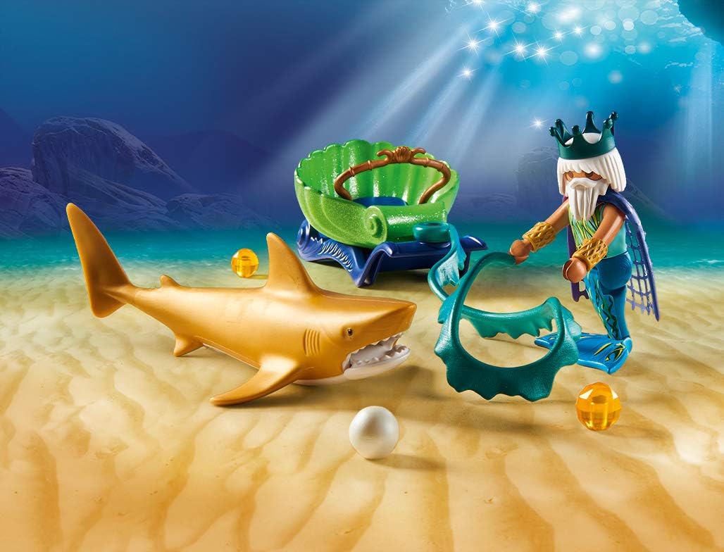 Playmobil Sea King with Shark Carriage - Adventure Awaits!