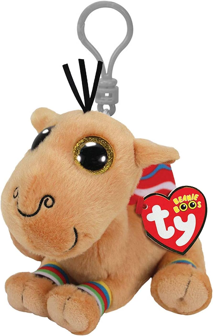 Beanie Boos Jamal - Brown Camel Plush Key Clip Toy Beanie Boos Jamal - Brown Camel Plush Key Clip Toy