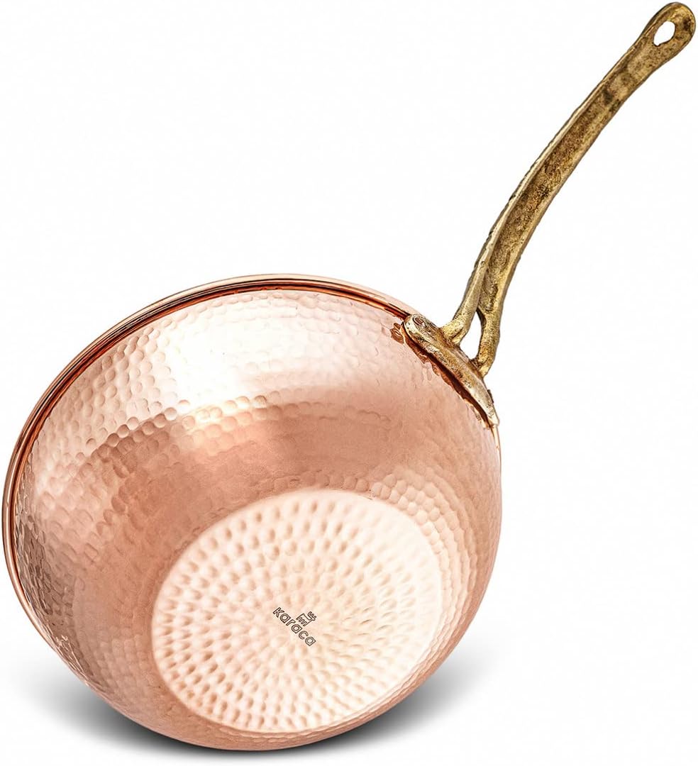 Karaca Alacahoyuk Copper Wok Pan, 24cm – Classic Style Karaca Alacahoyuk Copper Wok Pan, 24cm – Classic Style
