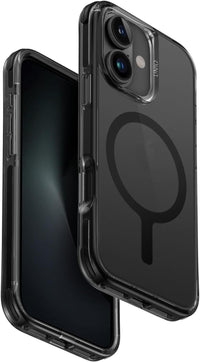 كفر UNIQ COMBAT لهاتف iPhone 16 6.1 MagClick Carbon Black