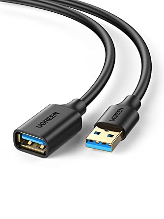 UGREEN USB 3.0 Extension Male to Female Cable 1m (Black)