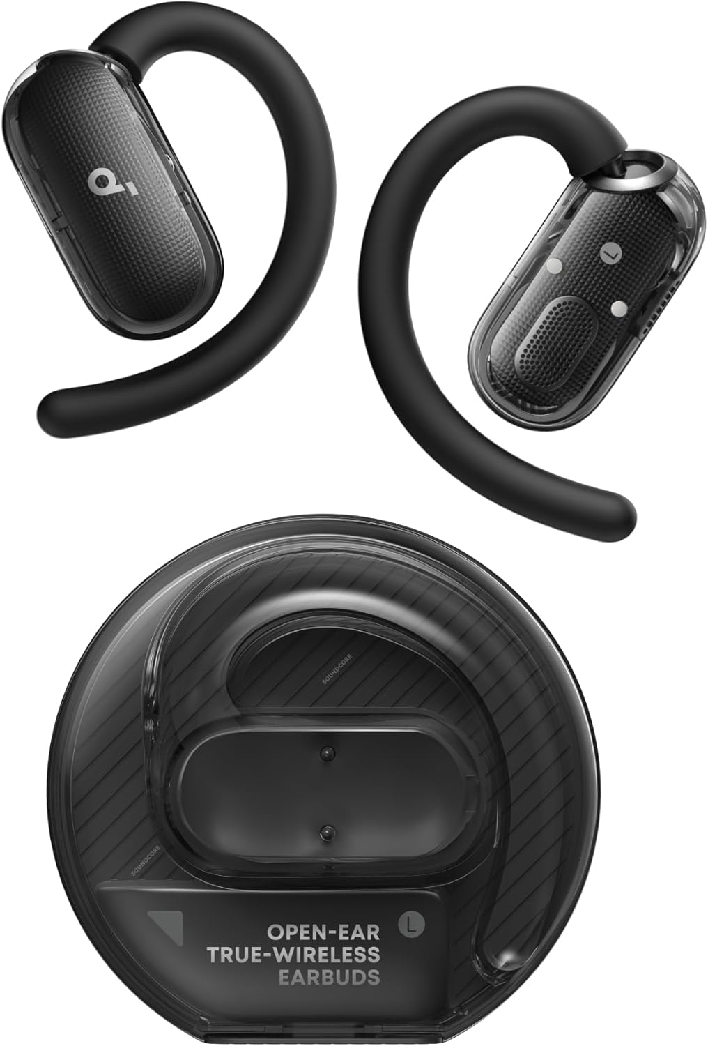 Anker Soundcore V40i Open Earbuds – Transparent Design & Bass