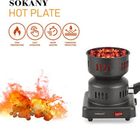 SUKANY 1000 Watts Charcoal Camping Electric Stove Coal Burner 220V - Black