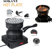 SUKANY 1000 Watts Charcoal Camping Electric Stove Coal Burner 220V - Black