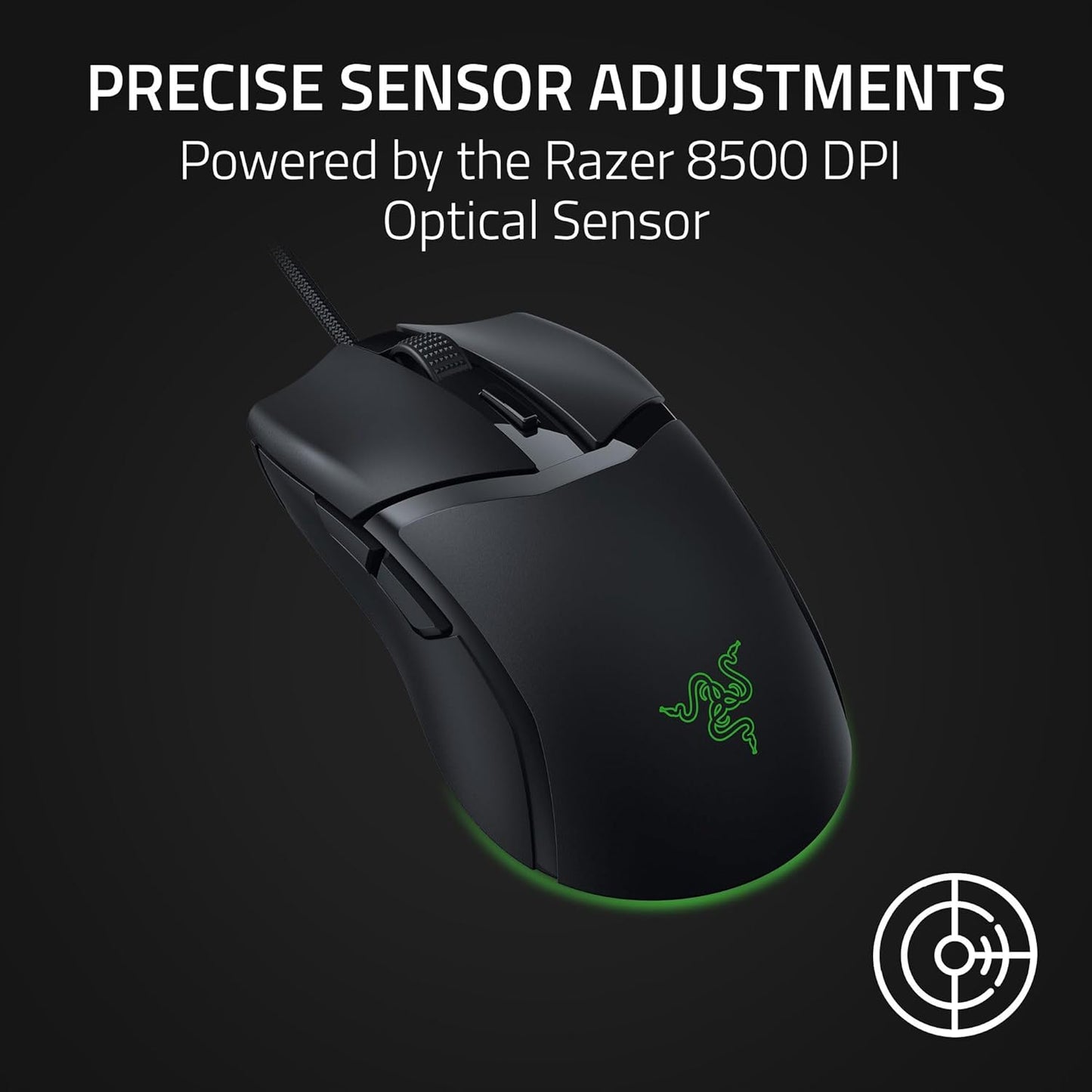 Razer Cobra Gaming Mouse – 58g, RGB, 8500 DPI, Gen-3 Switches