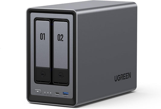 UGREEN NASync DXP2800 جهاز تخزين شبكي قوي بفتحتين
