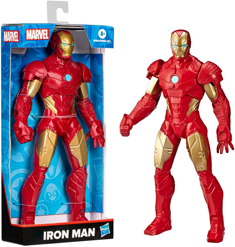 Marvel Avengers Iron Man Action Figure, 9.5-inch Scale Action Figure Toy