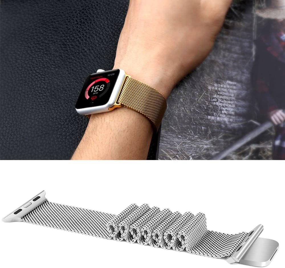 WIWU Menalo Stainless Steel Mesh Watch Band for iWatch 42-44mm (255mm)