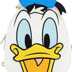 من فانكو Donald Duck Backpack Daisy Reversible Mini Backpack حقيبة من الجلد الصناعي مع تفاصيل مزخرفة