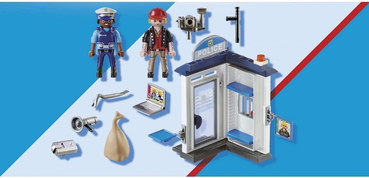 Playmobil Starter Pack Police Station - Fun for Kids 4+