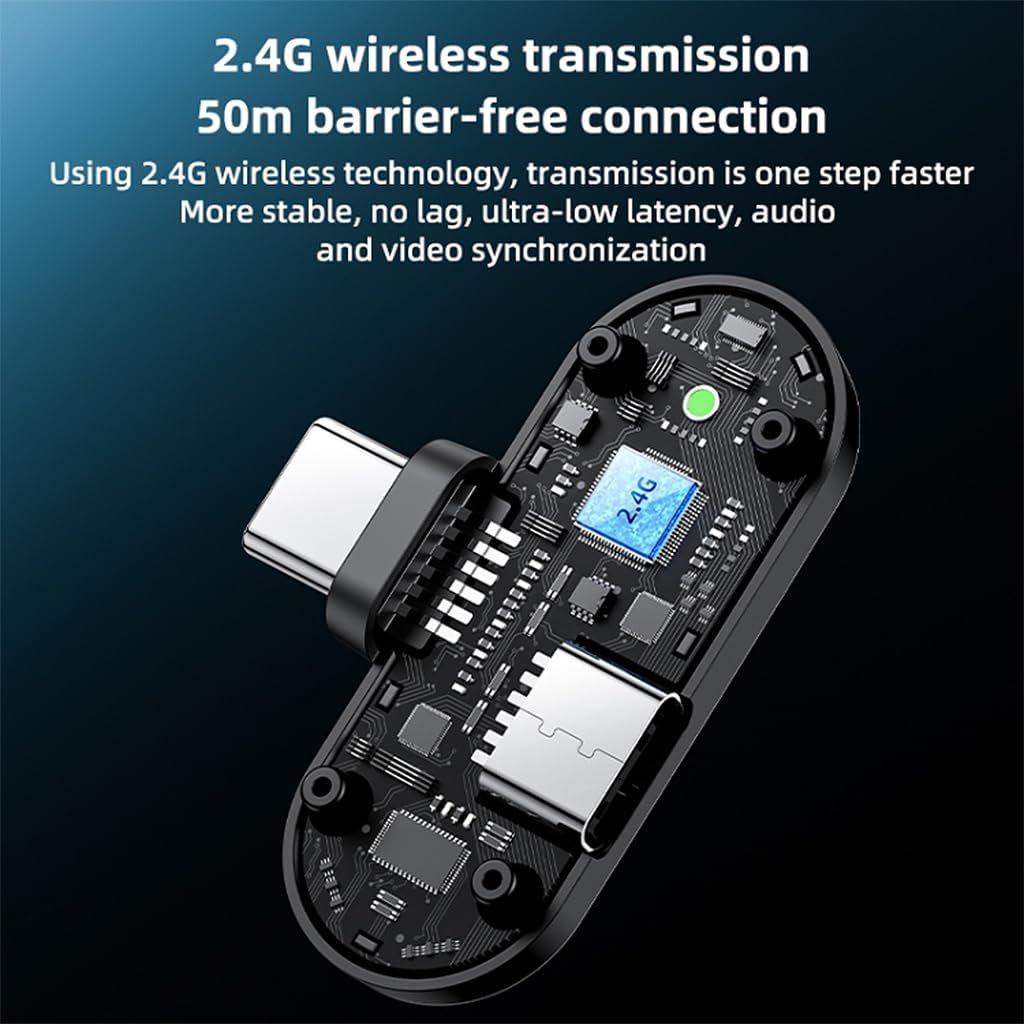 Yesido Wireless Lavalier Microphone with Type-C Receiver Yesido Wireless Lavalier Microphone with Type-C Receiver