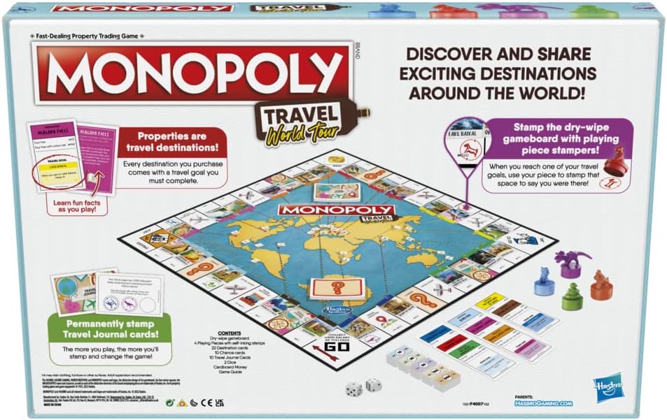 Hasbro Monopoly Travel World Tour Hasbro Monopoly Travel World Tour