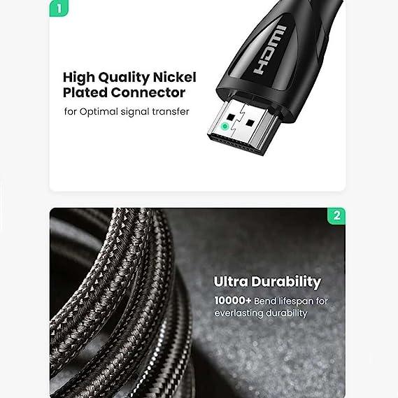 UGREEN HDMI A M/M Cable with Braided 1.5m