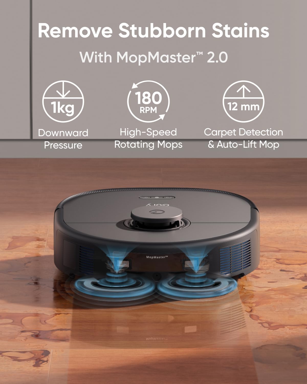 ANKER Eufy X10 Pro Omni Robot Vacuum & Mop 8,000 Pa Smart Cleaning - Black