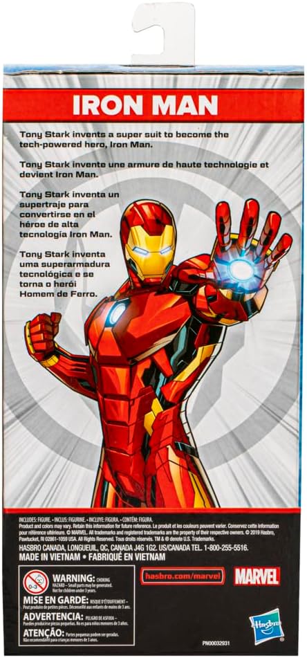 Marvel Avengers Iron Man Action Figure, 9.5-inch Scale Action Figure Toy