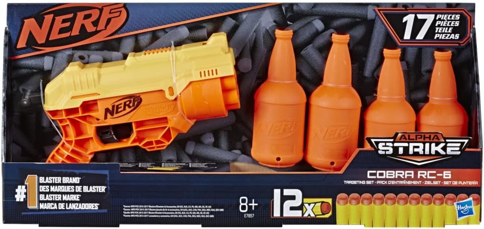 Hasbro Nerf Alpha Strike Cobra Rc-6 Targeting Set- 17 Pcs Hasbro Nerf Alpha Strike Cobra Rc-6 Targeting Set- 17 Pcs