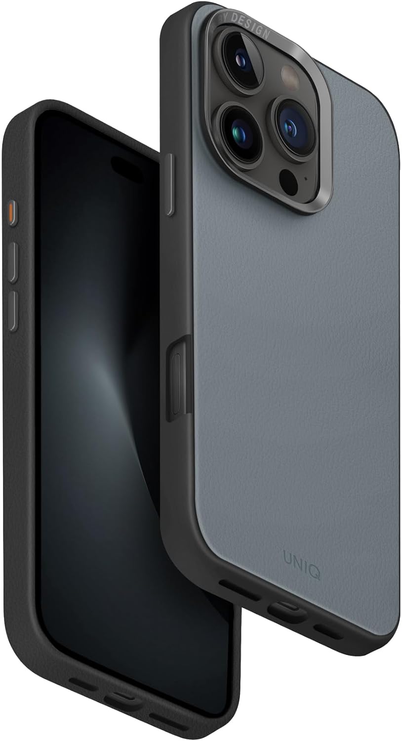 غطاء iPhone 15 Pro UNIQ LYDEN DS MagClick – Washed Blue