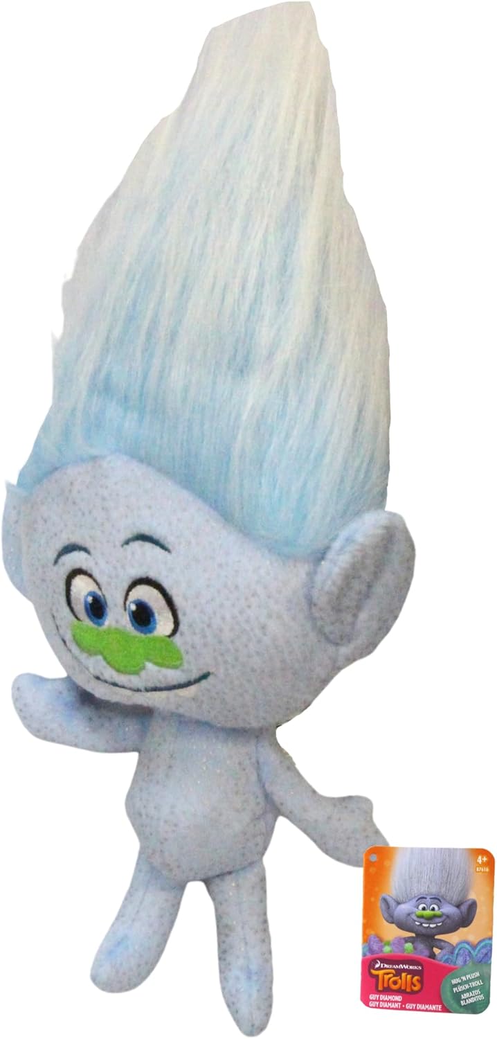 Hasbro Trolls Mini Plush- Guy Diamond Hasbro Trolls Mini Plush- Guy Diamond