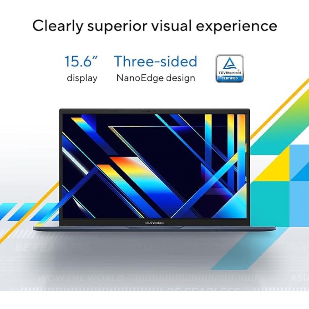 Asus VivoBook 15 i7, 15.6" FHD, 8GB RAM, 512GB SSD