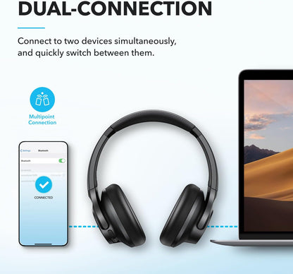 Anker Soundcore Q20i Hybrid ANC Bluetooth Headphones 40H Battery
