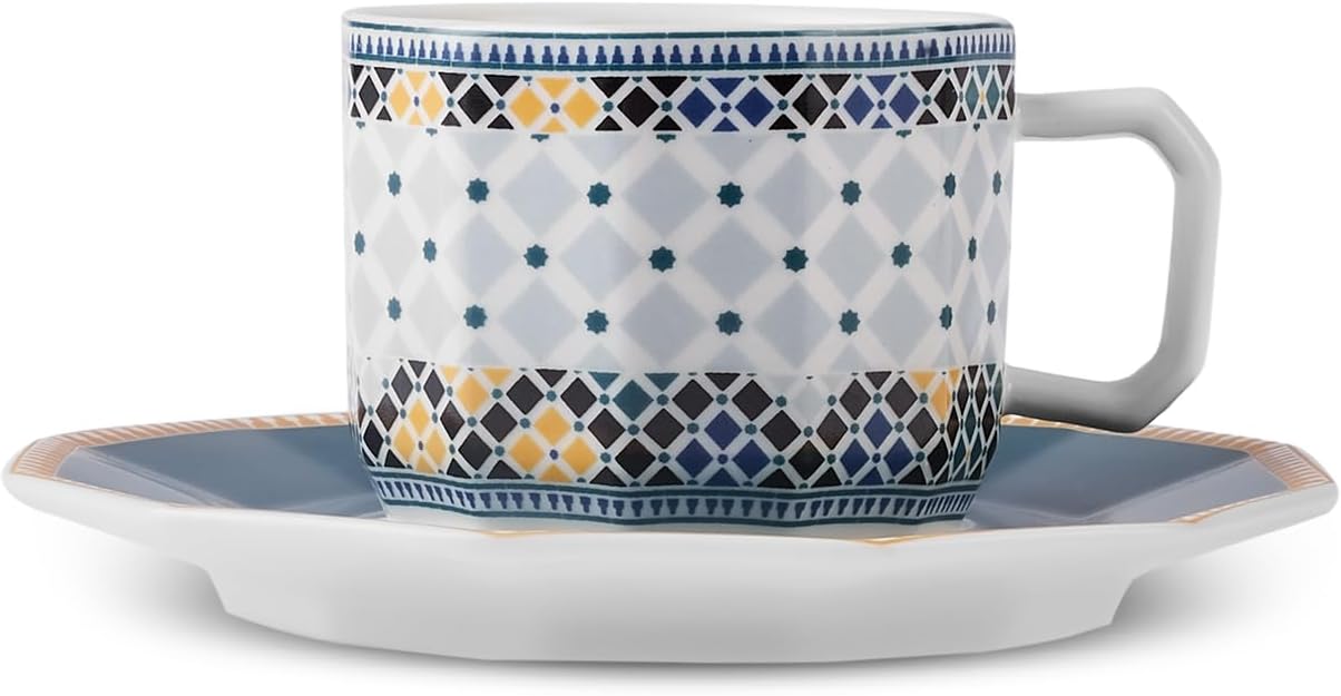 Karaca Madrid Coffee Set 12pcs Bone China, Elegant Karaca Madrid Coffee Set 12pcs Bone China, Elegant