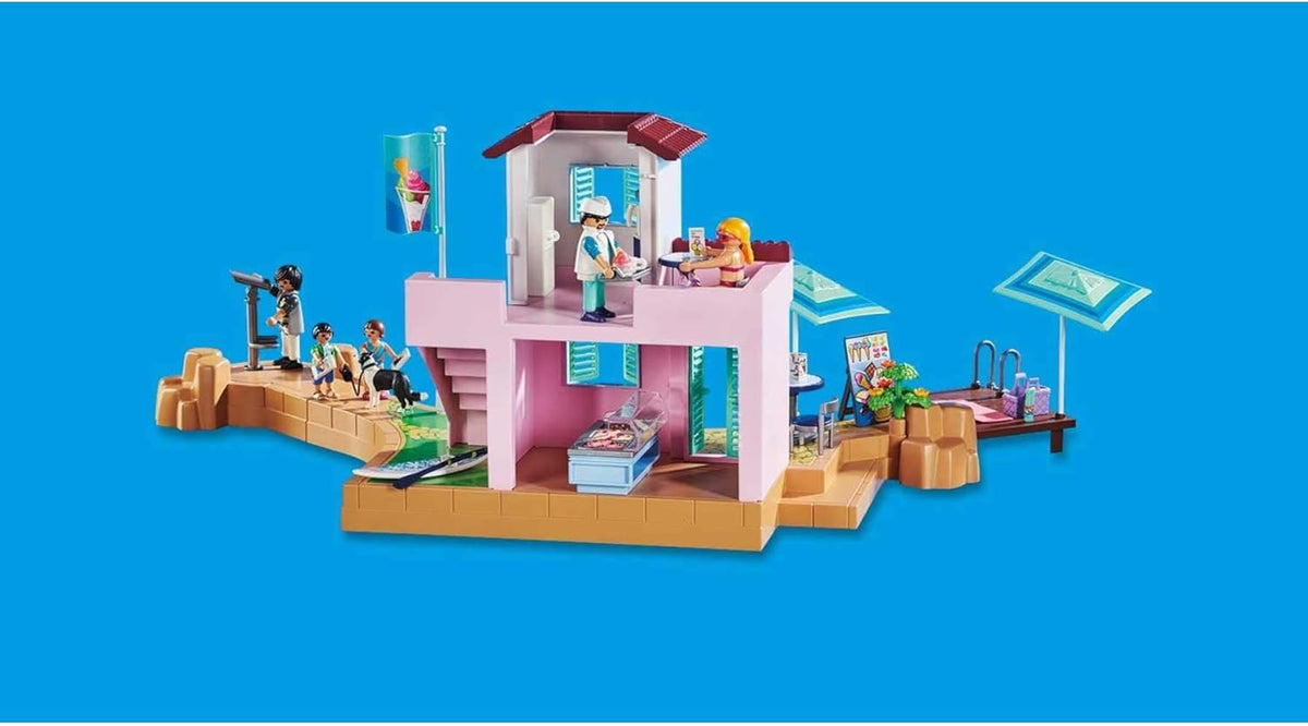 Playmobil Waterfront Ice Cream Shop – Fun for Kids Ages 4+ Playmobil Waterfront Ice Cream Shop – Fun for Kids Ages 4+