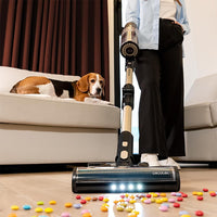 سيسوتيك Conga Rockstar 5500 Wireless 220AW تفريغ ذاتي — مكنسة عصا لاسلكية مع قاعدة تفريغ