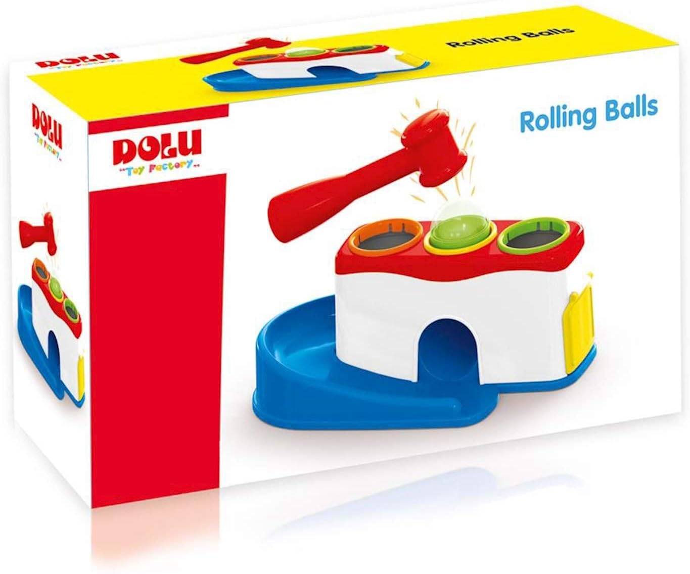 Dolu لعبة الكرات المتدحرجة الخشبية للأطفال التعليمية