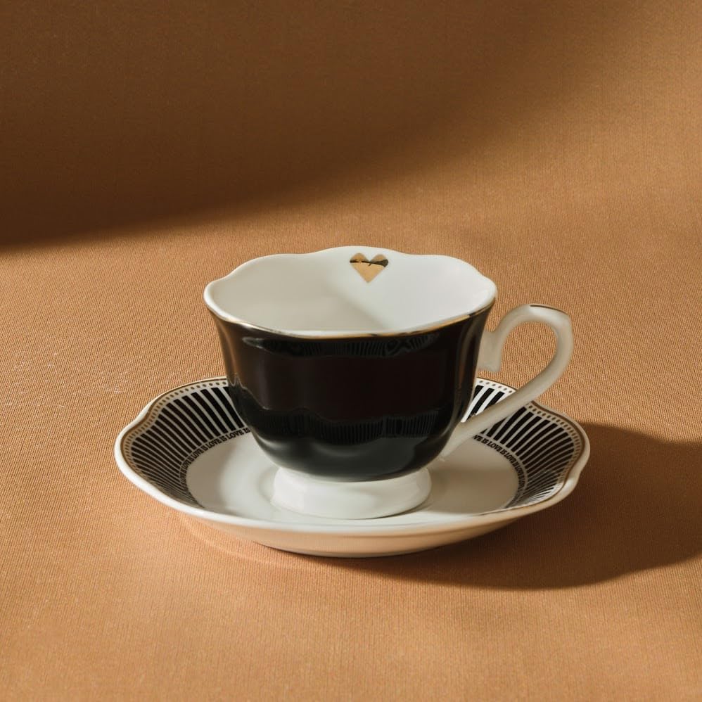 Karaca Piraye Coffee Cup Set of 6, 80ml Karaca Piraye Coffee Cup Set of 6, 80ml