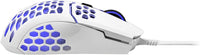 ماوس الألعاب Cooler Master MM711 Matte White RGB 60G مع ماوس ألعاب خفيف الوزن بدقة 16000 نقطة في البوصة 