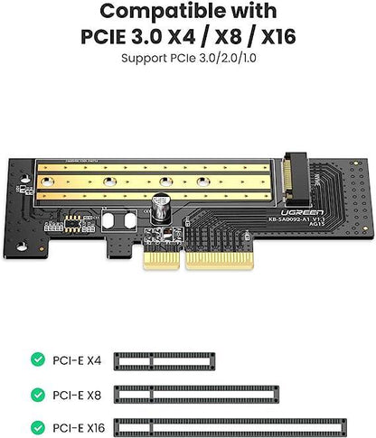 بطاقة توسيع يوجرين M.2 NVMe إلى PCI-E 3.0 × 4 - UGREEN 70503