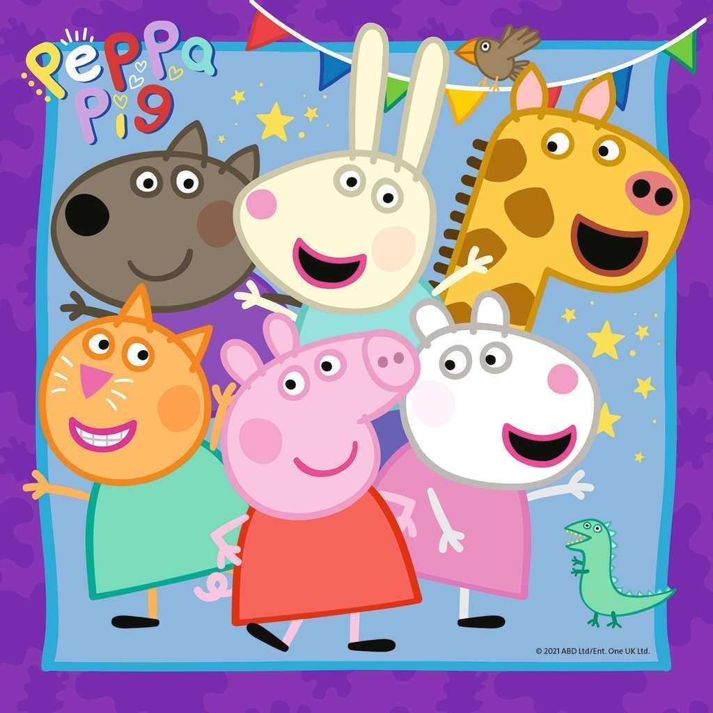 Ravensburger Peppa Pig Puzzle 3x49 Pieces - Ages 5+