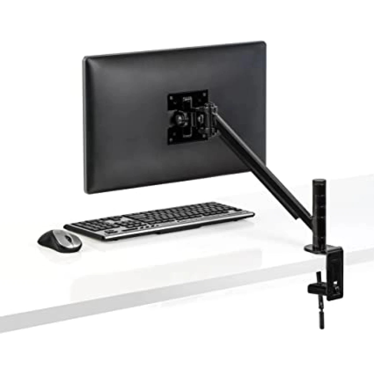 Fellowes Designer Suites Flat Panel Monitor Arm /  Moves Up or Down 5 Positions - Black