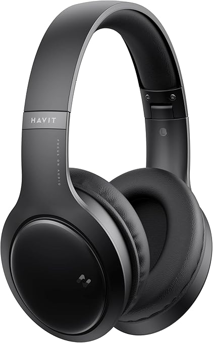سماعة Havit H633BT اللاسلكية بلوتوث – تصميم فوق الأذن، صوت عميق