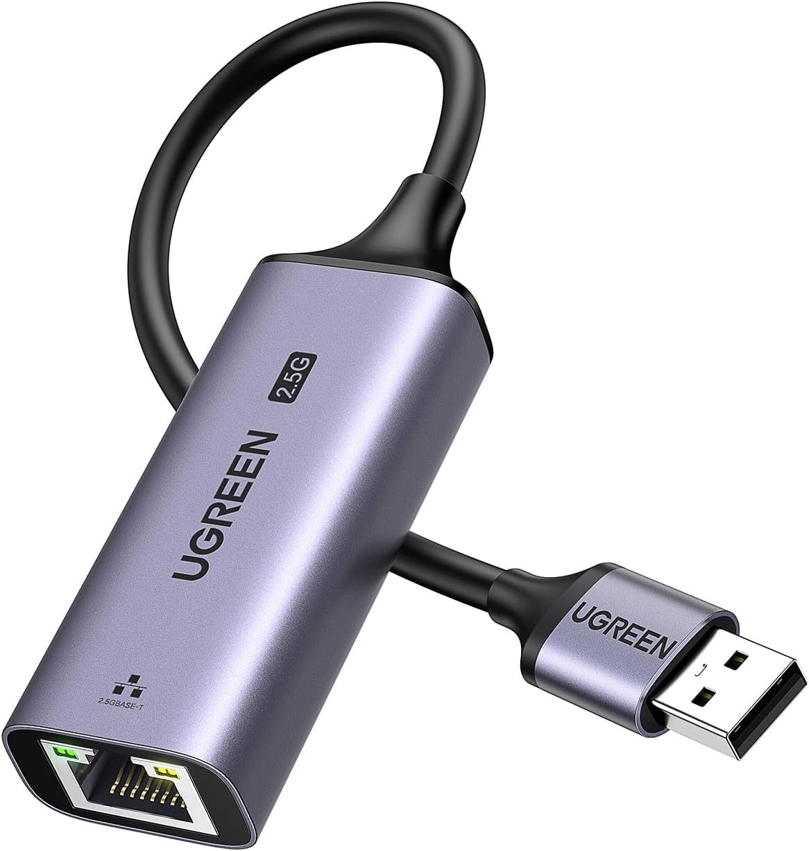 UGREEN 2.5Gbps USB to Ethernet Adapter – USB 3.0 to RJ45. UGREEN 2.5Gbps USB to Ethernet Adapter – USB 3.0 to RJ45.