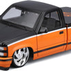 Maisto 1:24 1993 Chevrolet 454 SS Pick-Up Harley-Davidson Orange Black Die-Cast Motorcycle – 1:24 Scale