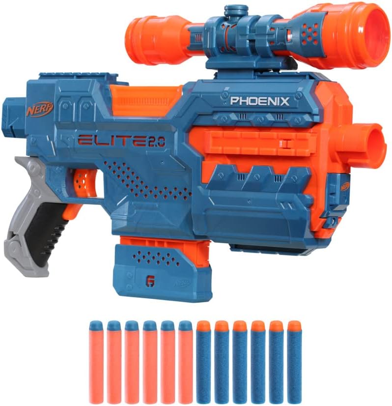 Hasbro Nerf Elite 2.0 Phoenix Cs-6 Motorized Blaster Hasbro Nerf Elite 2.0 Phoenix Cs-6 Motorized Blaster