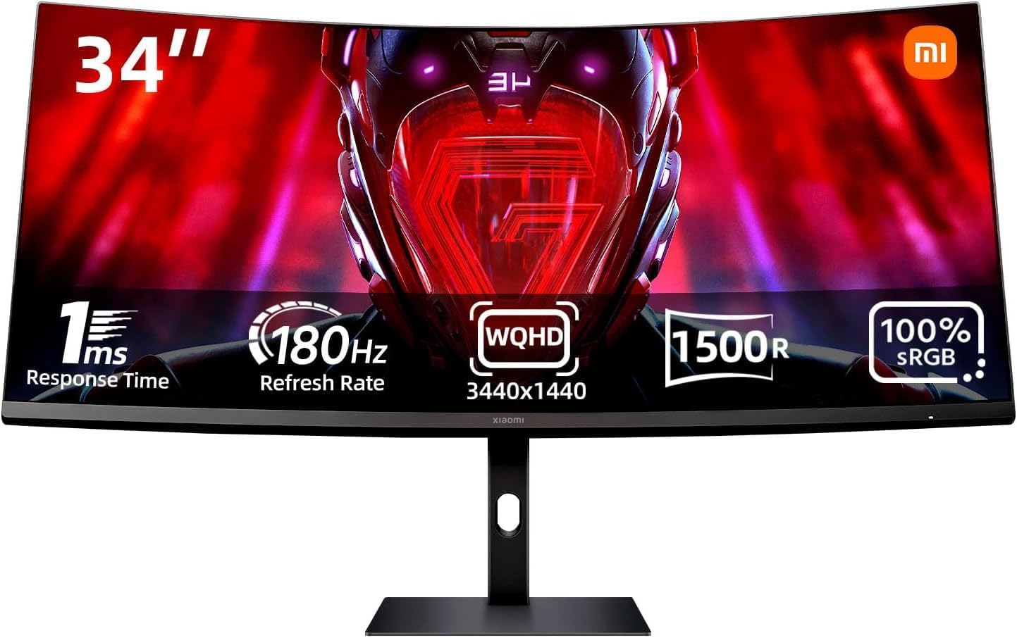 Xiaomi Mi G34WQI 34-inch Curved Gaming Monitor - High-Resolution