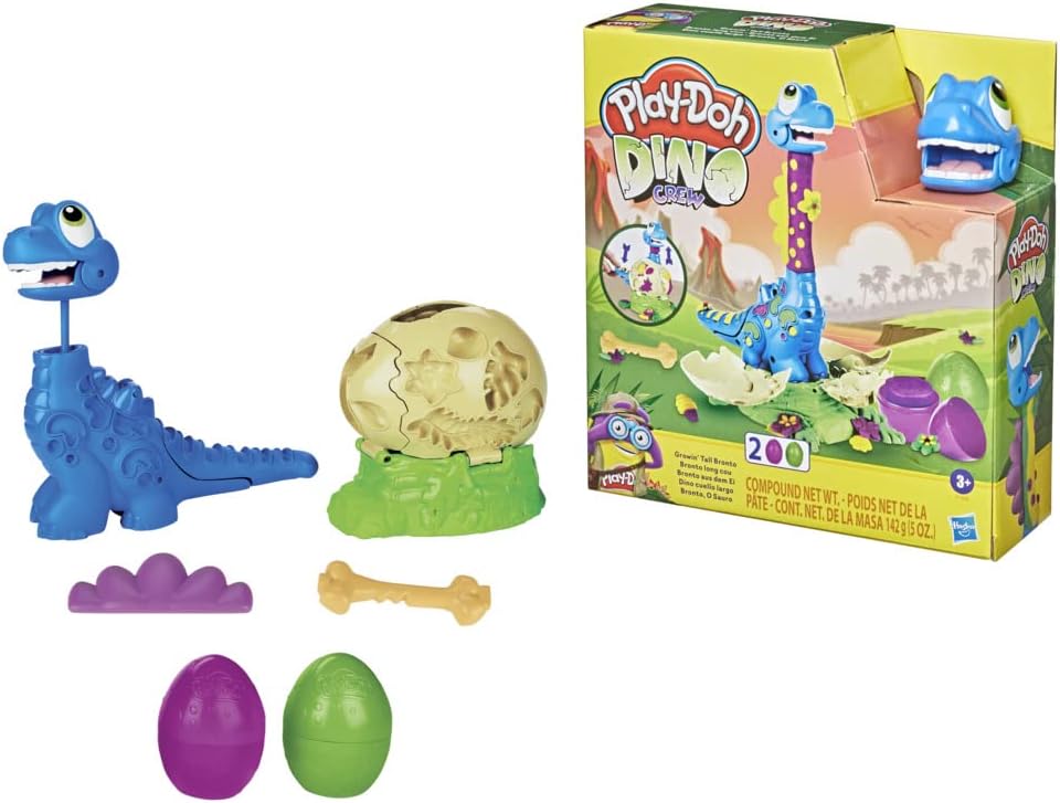 Hasbro Play-Doh Dino Crew Growin' Tall Bronto - Dinosaur Hasbro Play-Doh Dino Crew Growin' Tall Bronto - Dinosaur