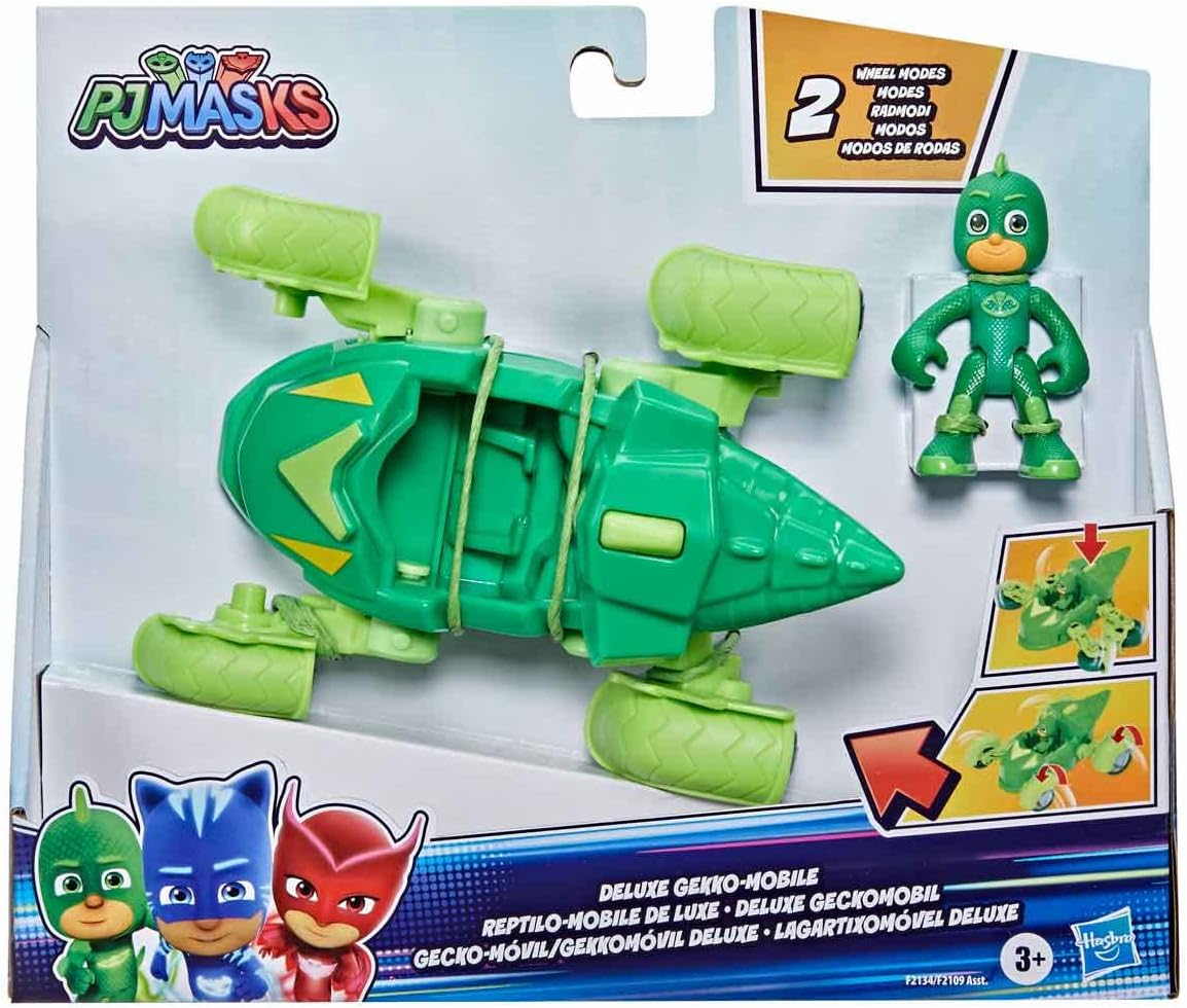 Hasbro PJ Masks Gekko Deluxe Vehicle Gekko-Mobile with Gekko