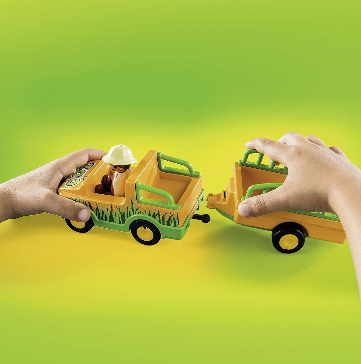 Playmobil 1.2.3 Zoo Vehicle with Rhino | Goseel Store Playmobil 1.2.3 Zoo Vehicle with Rhino | Goseel Store