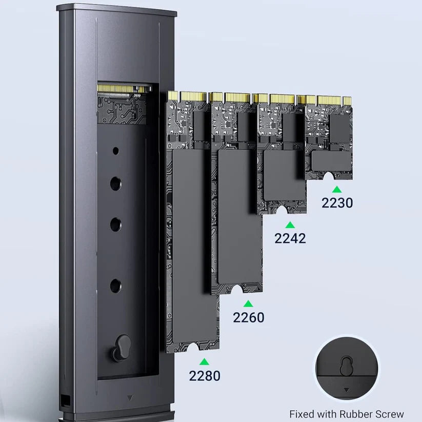 علبة UGREEN M.2 NVMe خارجية بسرعة 10Gbps مع كابلين