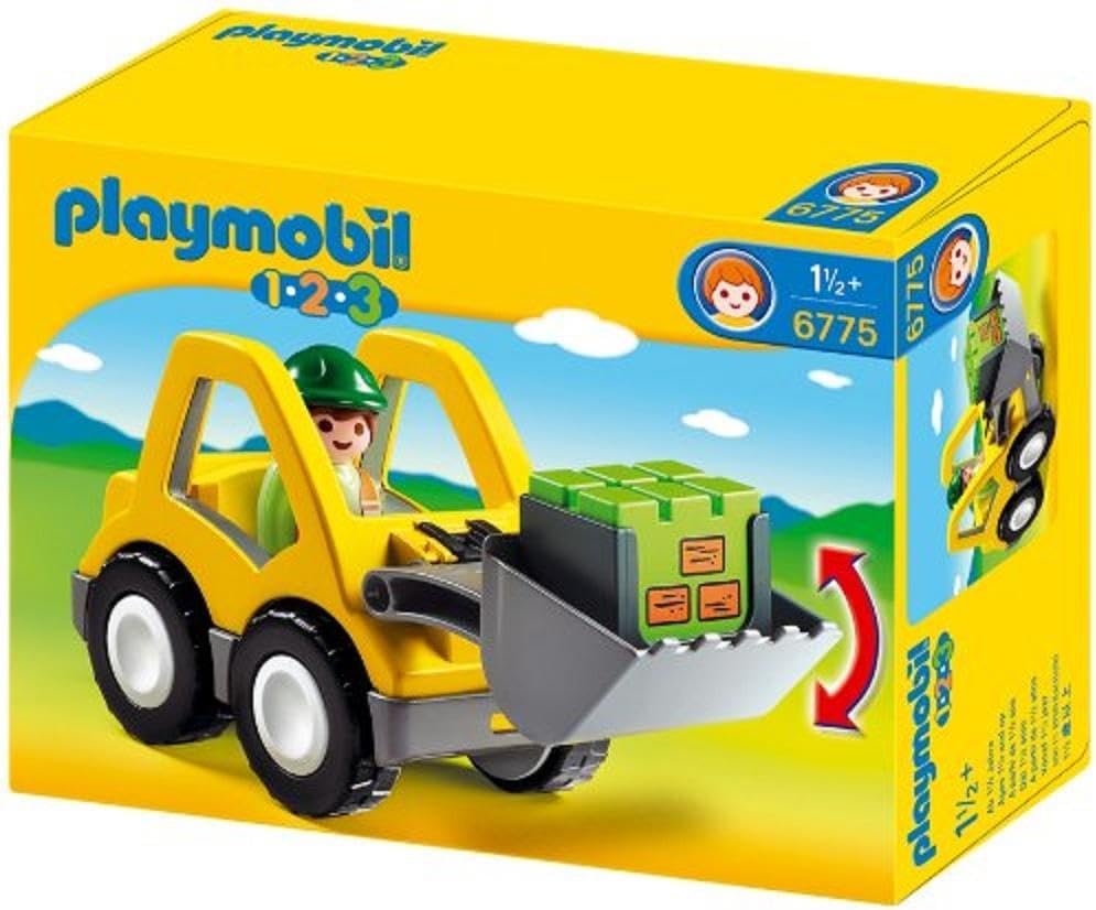 Playmobil 1.2.3 Digger - Safe Fun for Toddlers