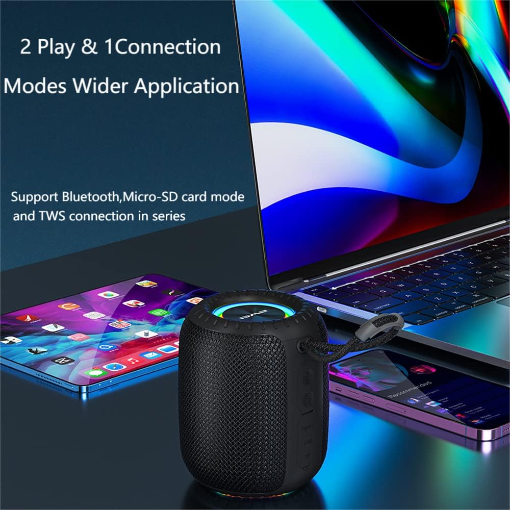 Awei TWS Sound Box Wireless Bluetooth Speaker Portable Outdoor Hifi Loudspeaker