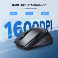 ماوس UGREEN لاسلكي 2.4G بـ6 أزرار ودقة 1600 DPI