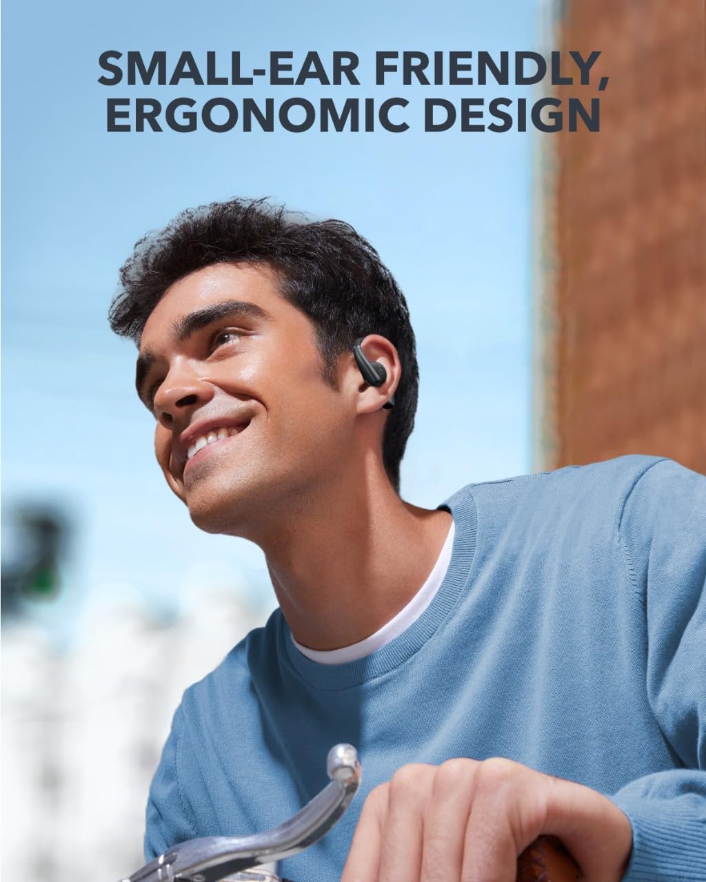 Anker Soundcore AeroFit Open-Ear Headphones / 42H Playtime /Wireless Earbuds - Black